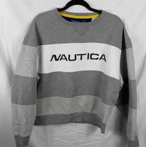 Nautica Blue Sail Sweatshirt size M.